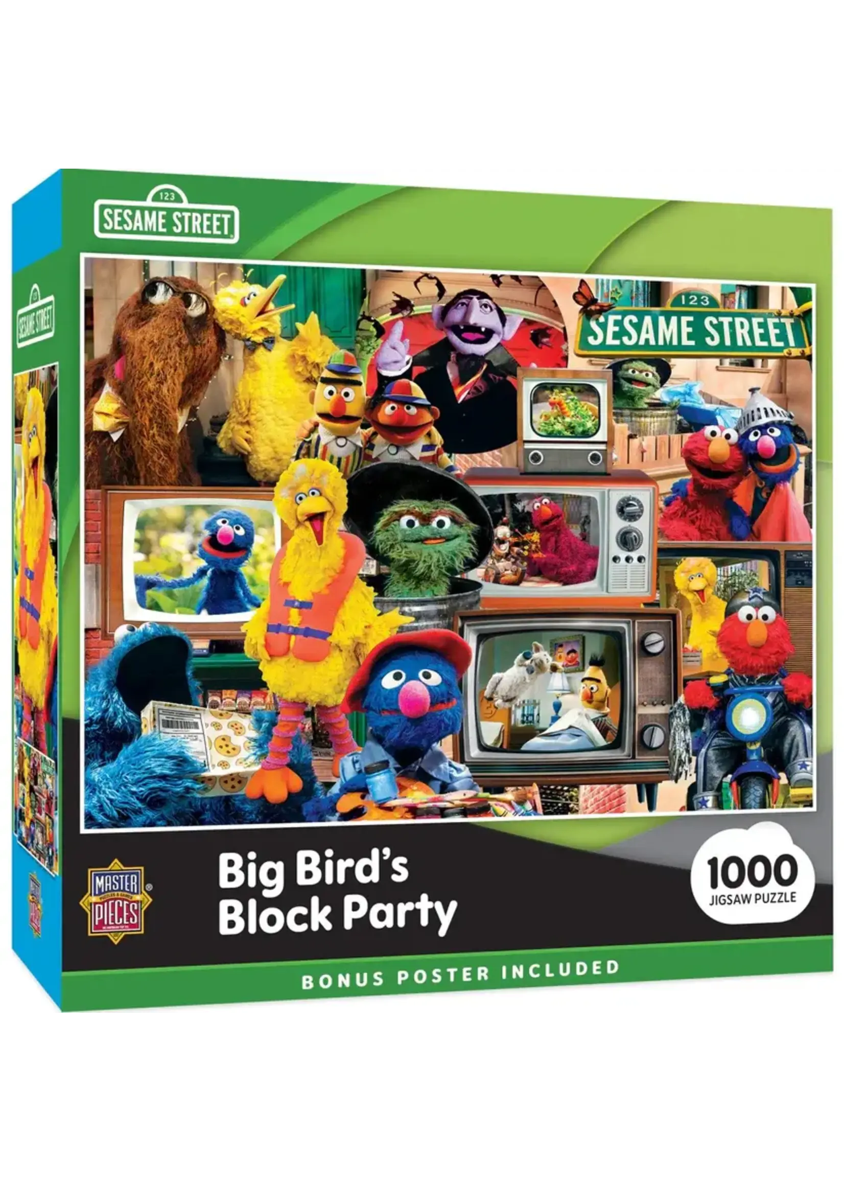 MasterPieces MPP72421 Big Birds Block Party (Puzzle1000)