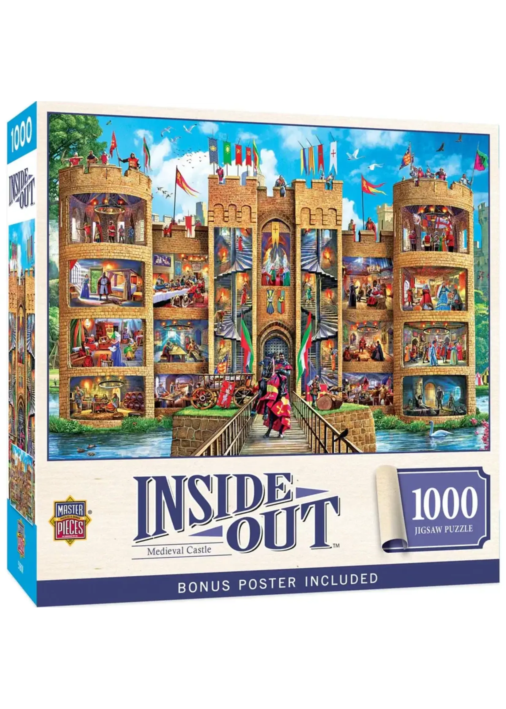MasterPieces MPP72545 Medieval Castle (Puzzle1000)