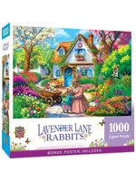 MasterPieces MPP72649 Lavender Lane Rabbits (Puzzle1000)