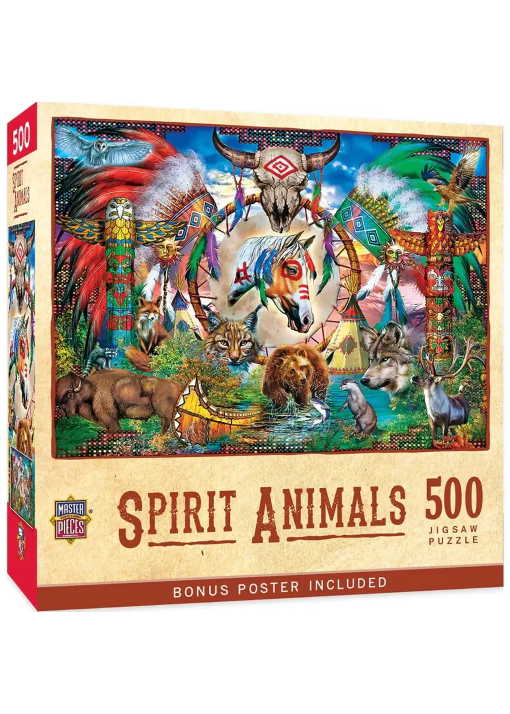 MasterPieces MPP32554 Spirit Animals (Puzzle500)