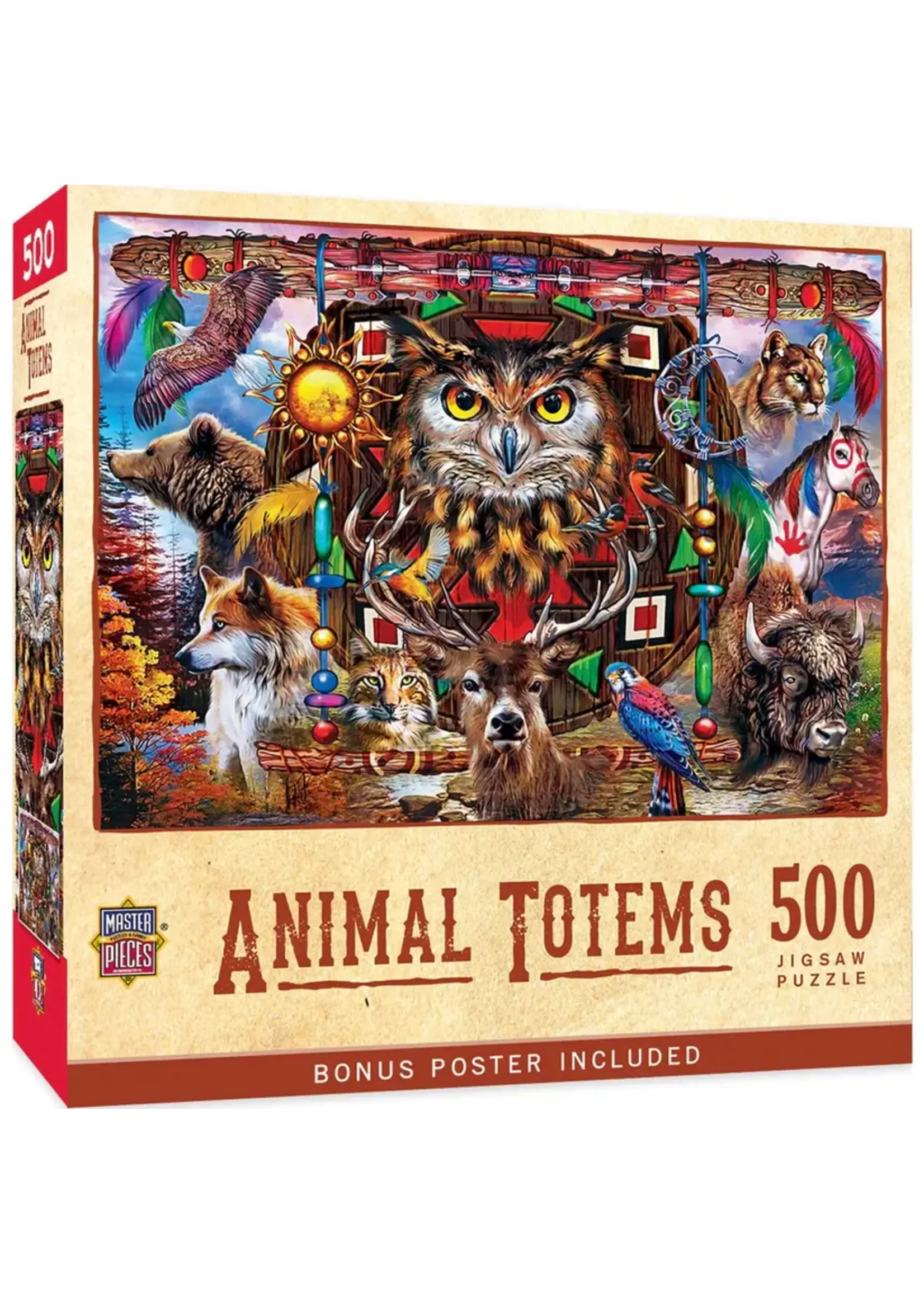 MasterPieces MPP32555 Animal Totems (Puzzle500)