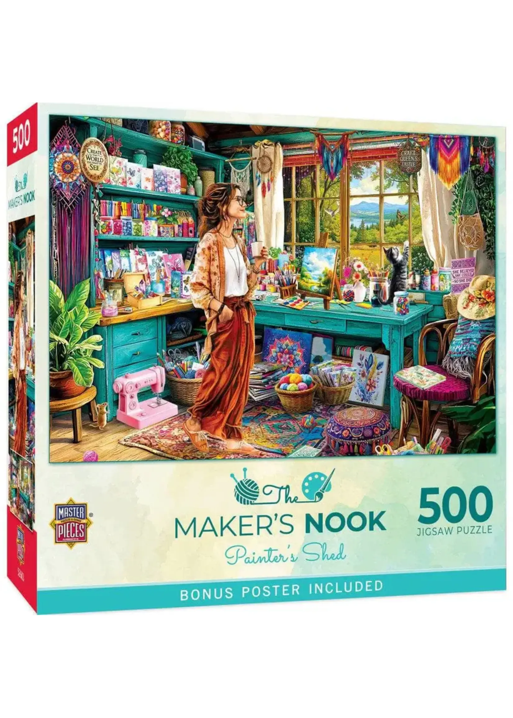 MasterPieces MPP32610 Painters Shed (Puzzle500)