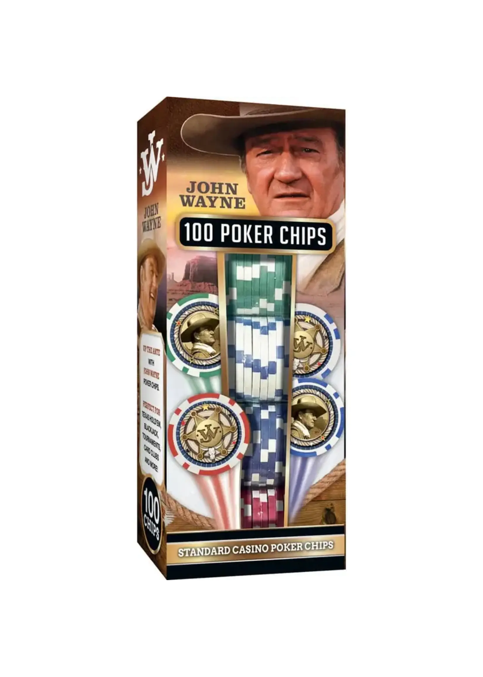John Wayne 100 Piece Poker Chips