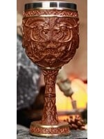 Goblet Wood Grain Dragons