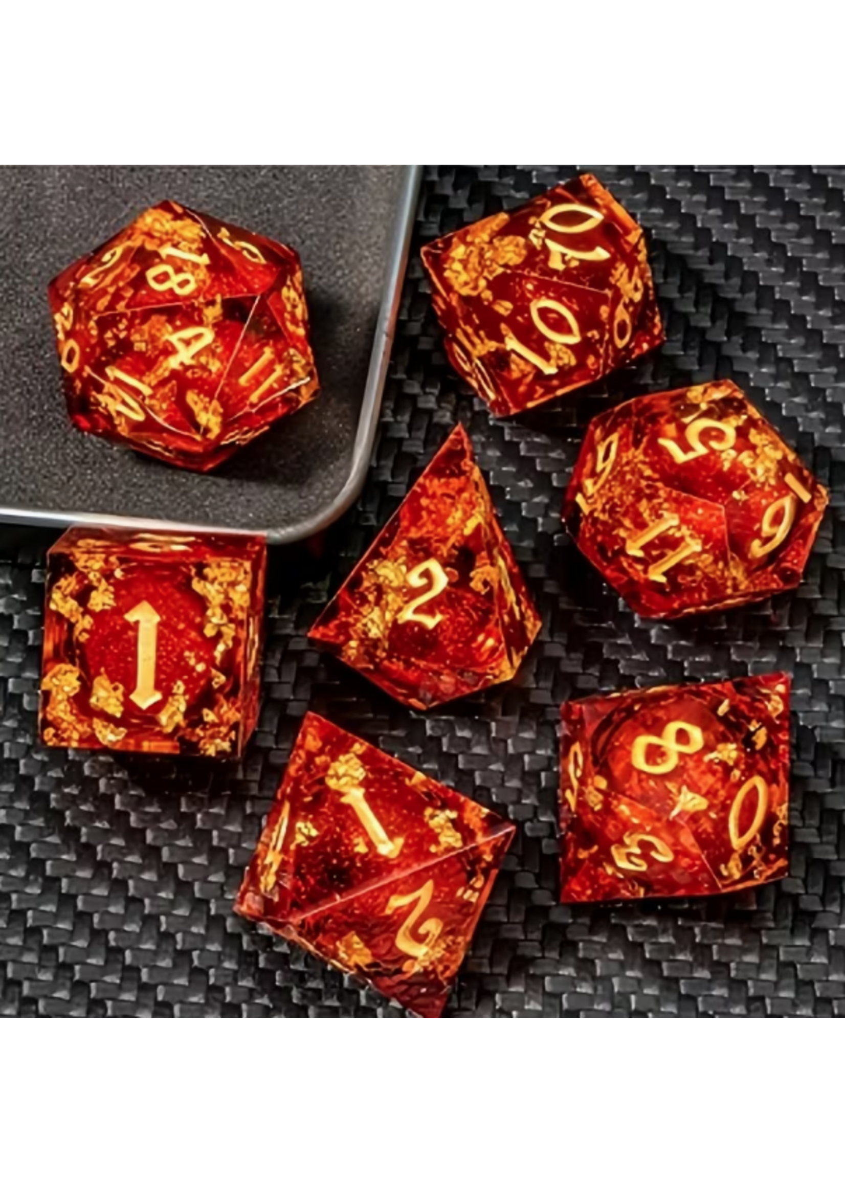 Tier 6 T6 RPG Resin Golden Foil Red Quicksand