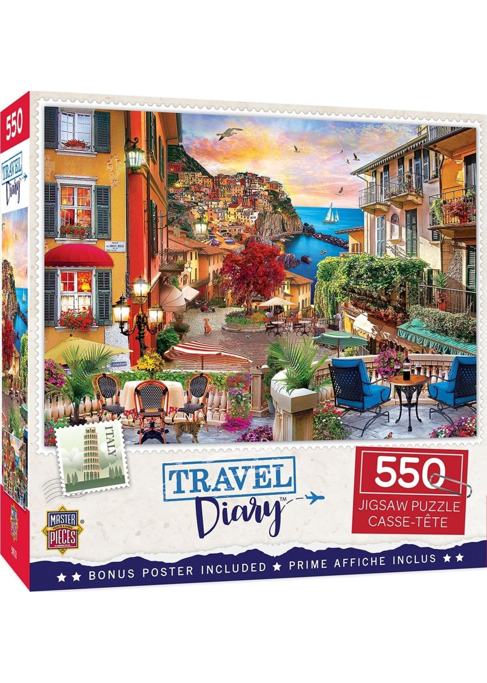 MasterPieces MPP32124 Travel Diary Italy Afternoon (Puzzle550)