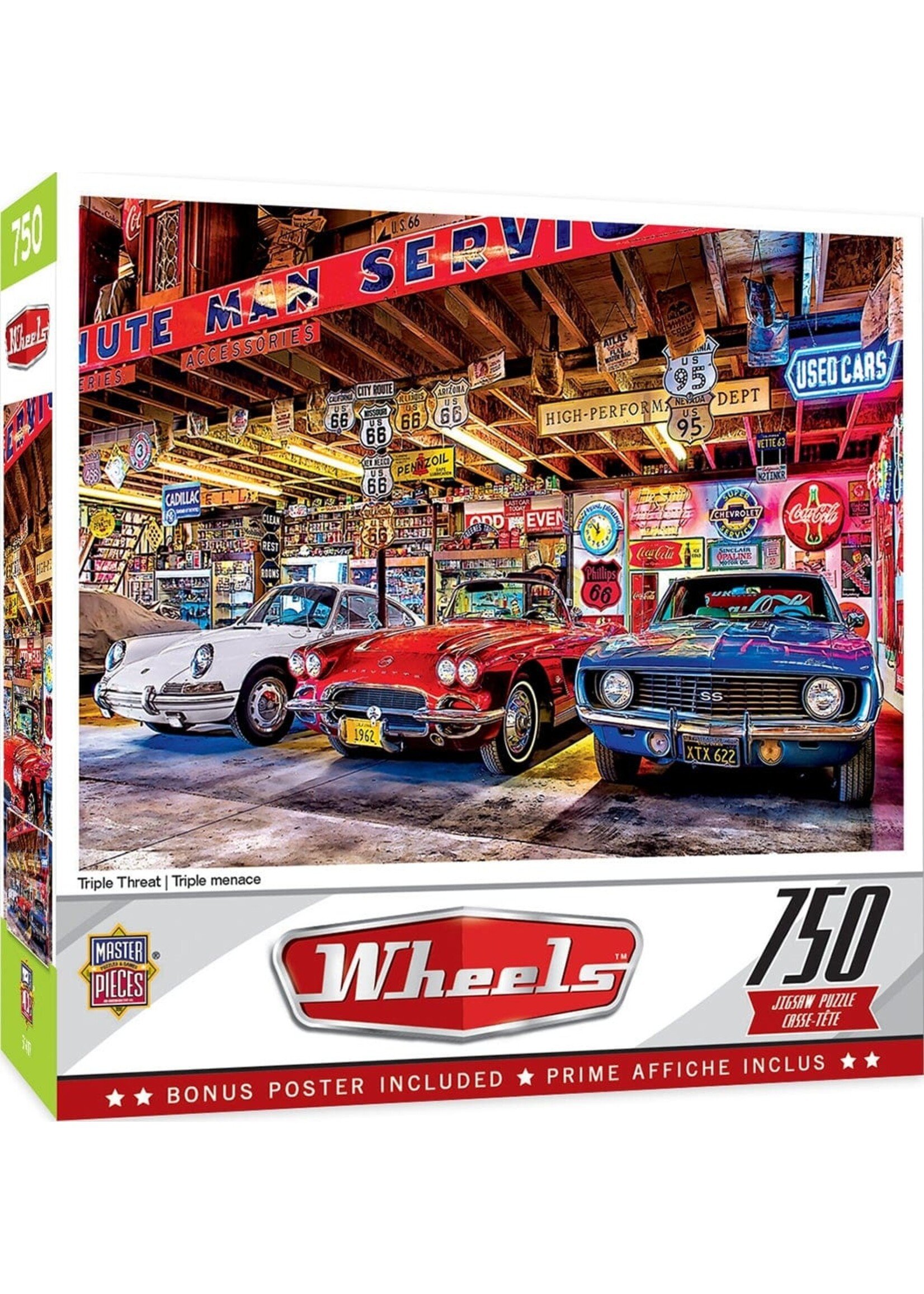 MasterPieces MPP32081 Triple Threat (Puzzle750)