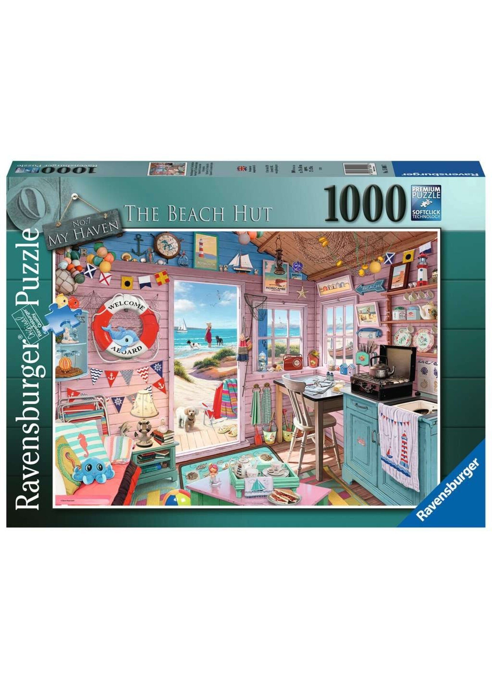 Ravensburger RAV12000032 The Beach Hut (Puzzle1000)