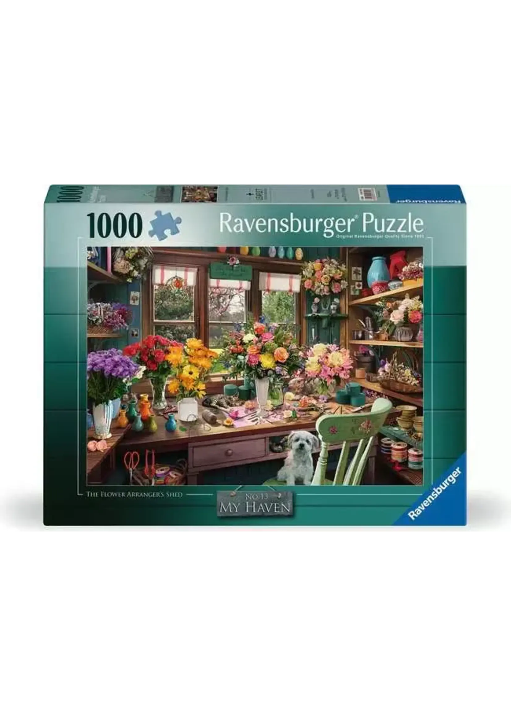 Ravensburger RAV12001722 The Flower Arrangers Shed (Puzzle1000)
