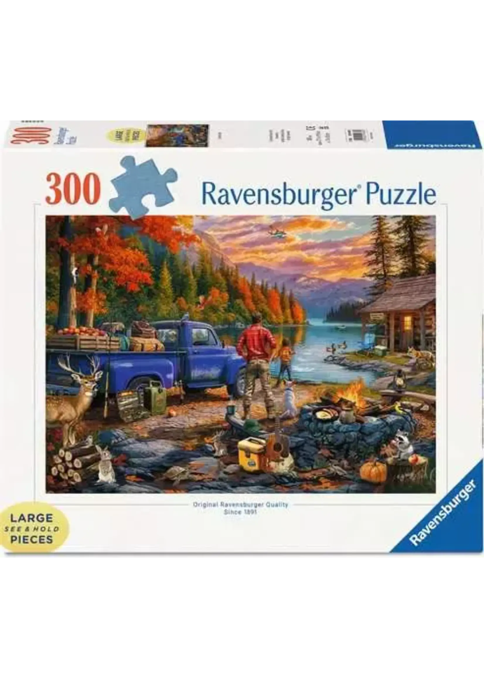 Ravensburger RAV12001838 Sunset Lake (Puzzle300)