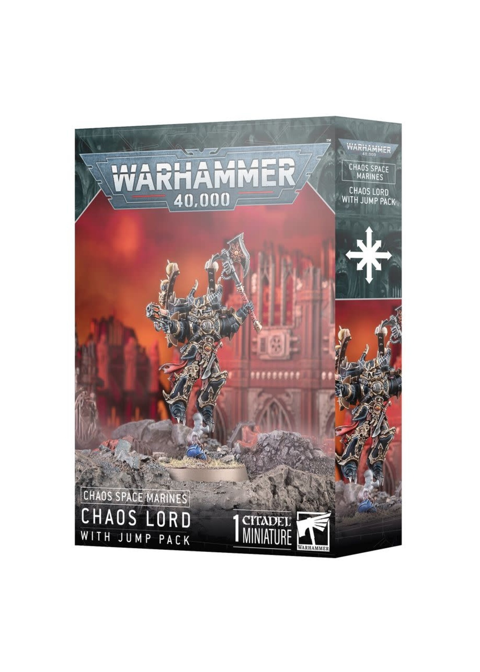 WH40K Chaos Space Marines Chaos Lord with Jump Pack