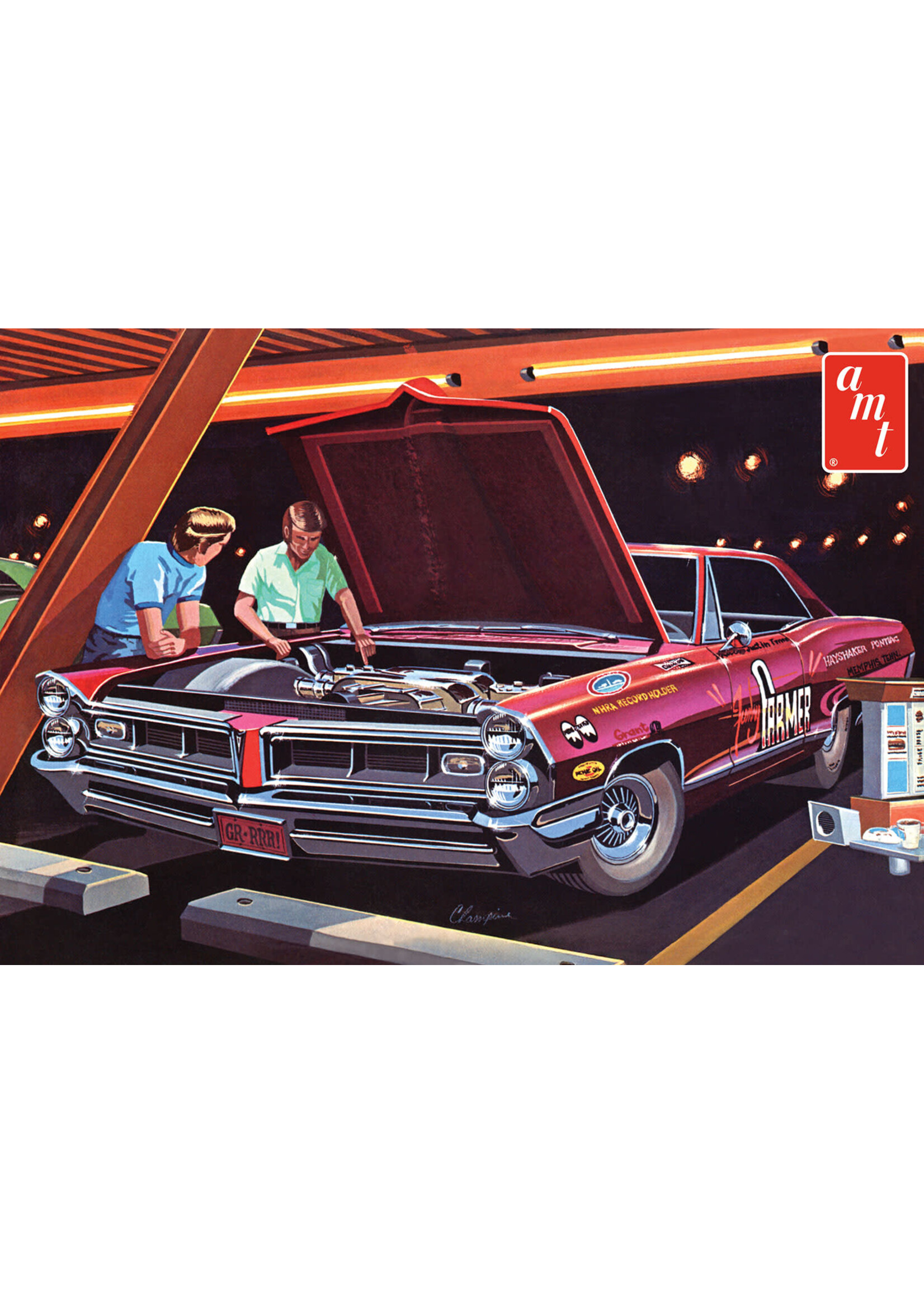 AMT AMT1578 1965 Pontiac Grand Prix Show & Go (1/25)