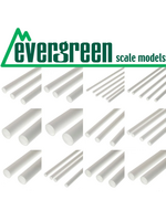 Evergreen Scale Models EVE224 Styrene 1/8 in Tube (5pc)