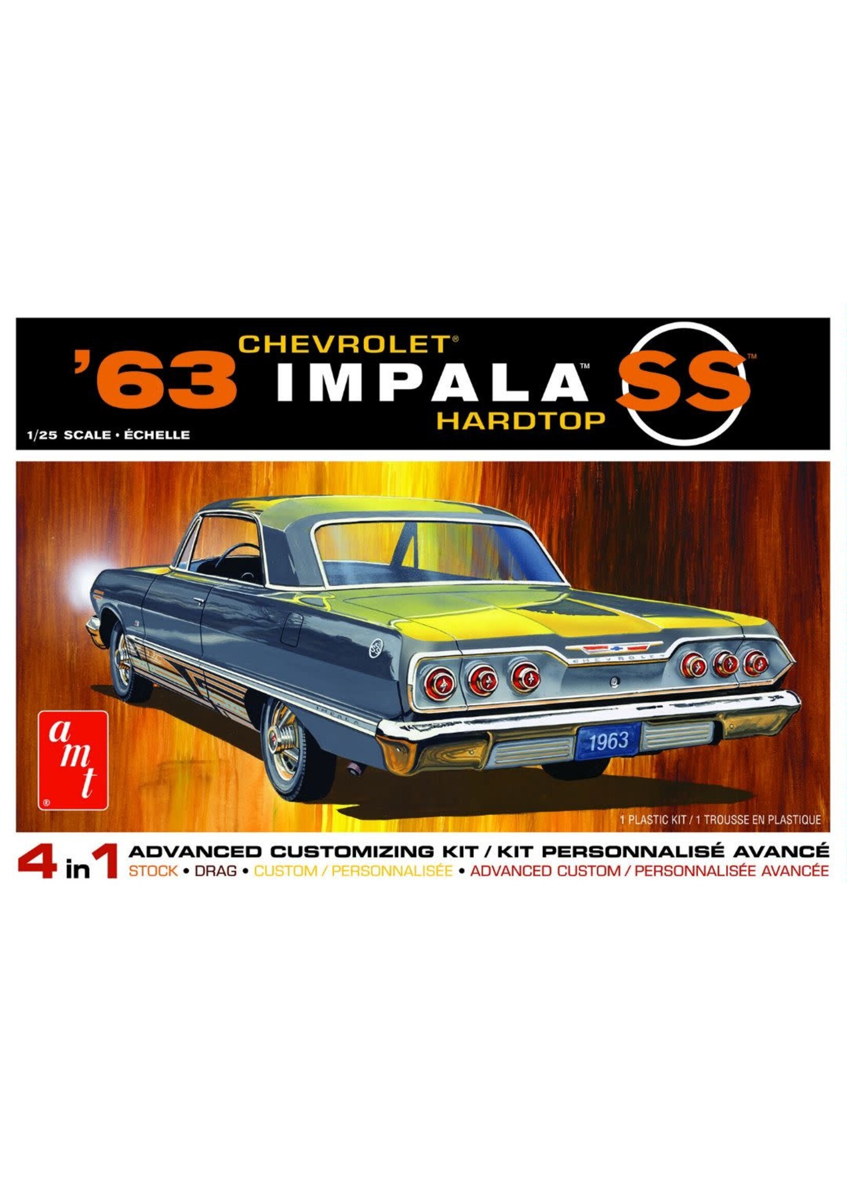 AMT AMT1149 1963 Chevy Impala SS 2T (1/25)