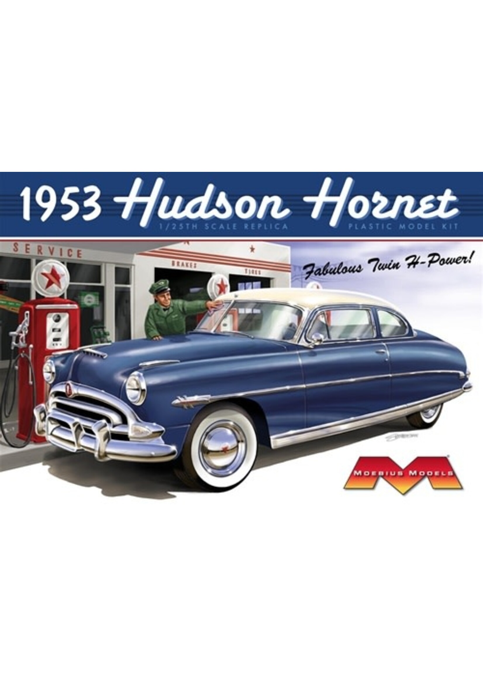 Moebius MOE1200 1953 Hudson Hornet (1/25)