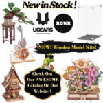 UGears, ROKR, Rolife Wooden Model Kits