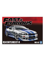 Aoshima AOS06795 R34 Skyline GT-R Fast & Furious (1/24)