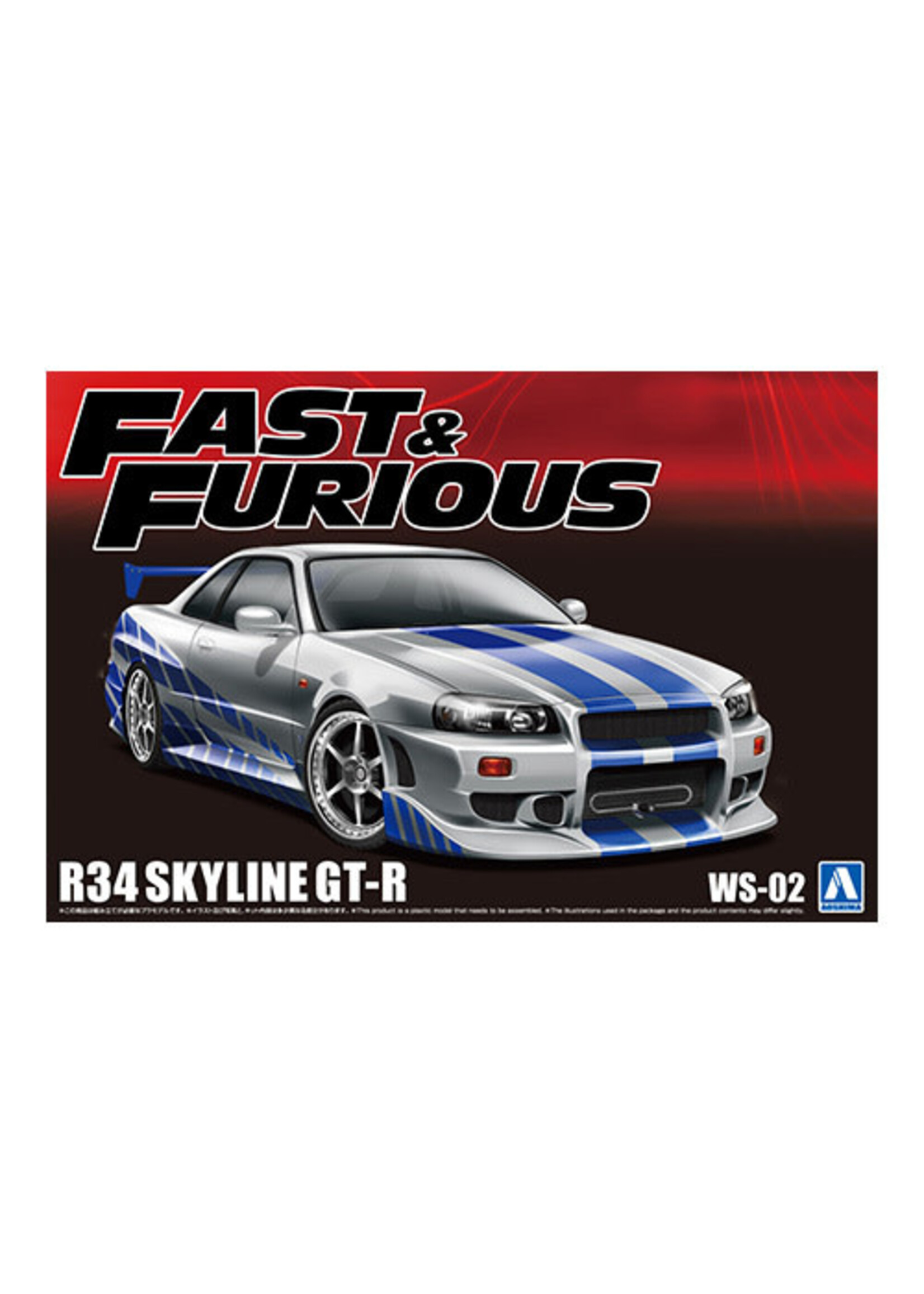 Aoshima AOS06795 R34 Skyline GT-R Fast & Furious (1/24)