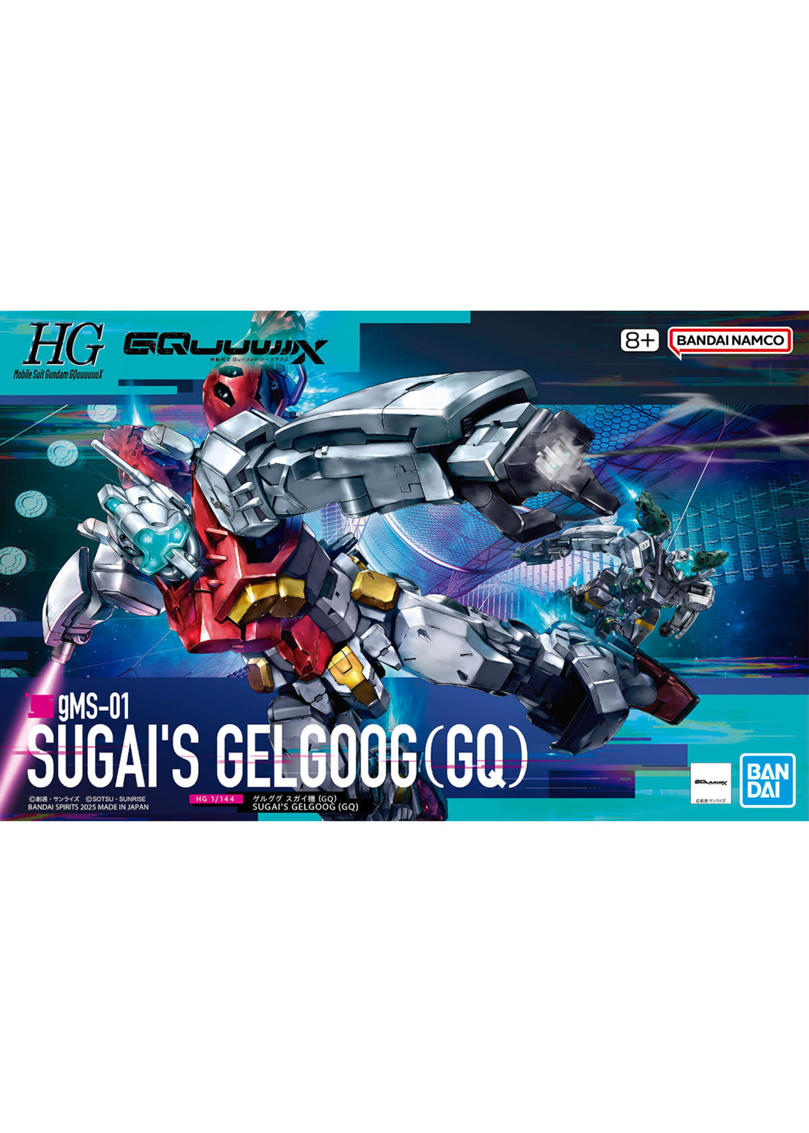 Bandai HG Sugais Gelgoog GQ Mobile Suit Gundam GQuuuuuuX (1/144)
