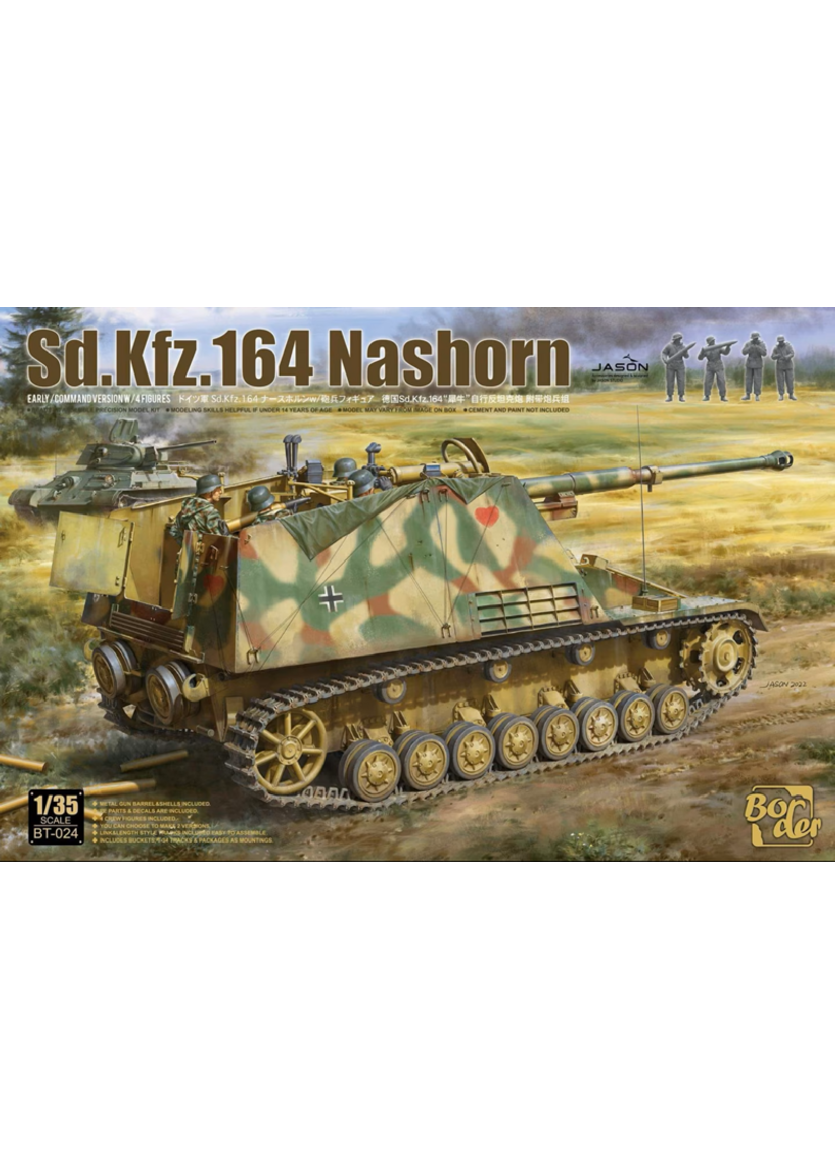 Border BORBT024 Sd.Kfz.164 Nashorn (1/35)