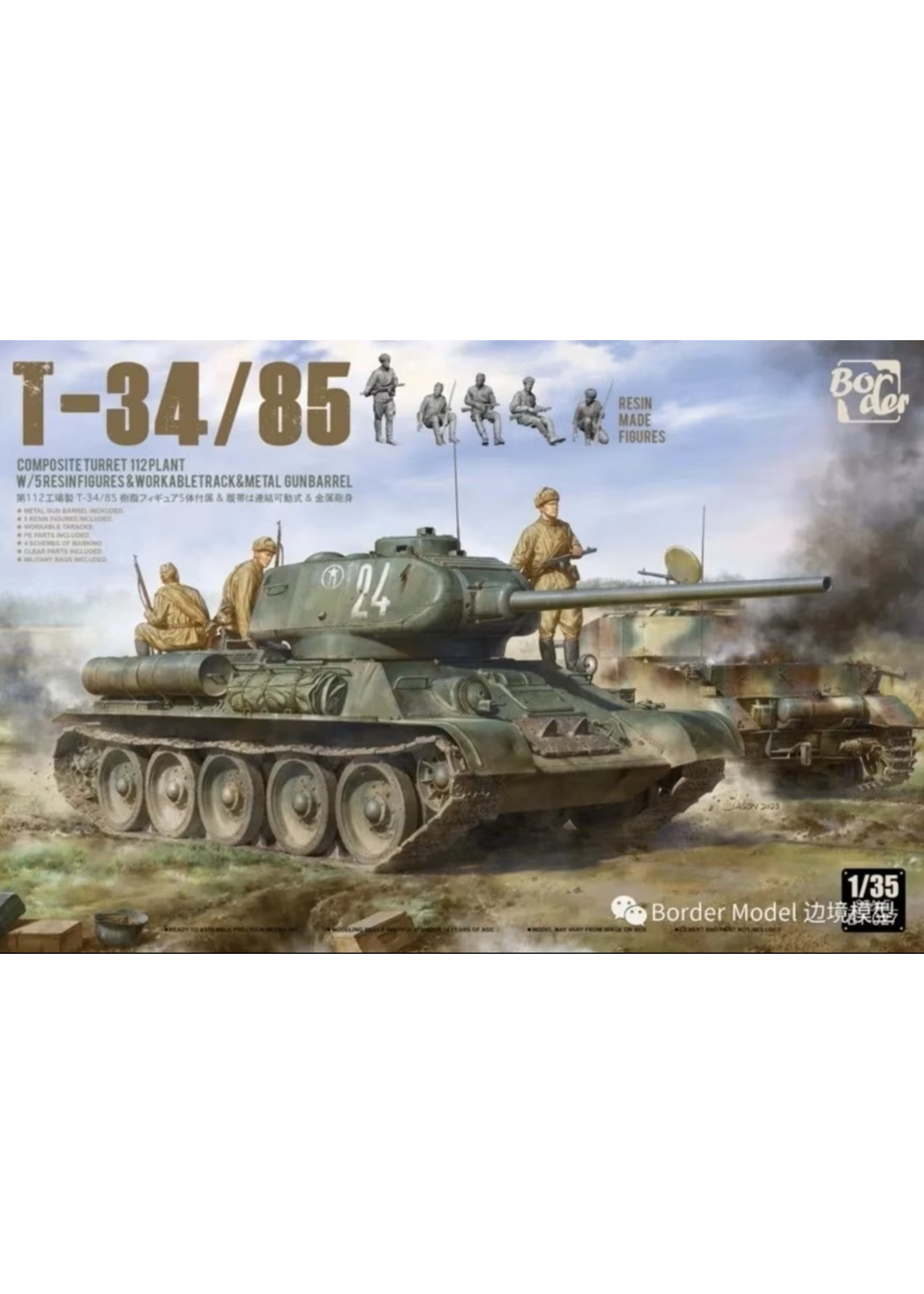 Border BORBT027 T-34/85 (1/35)
