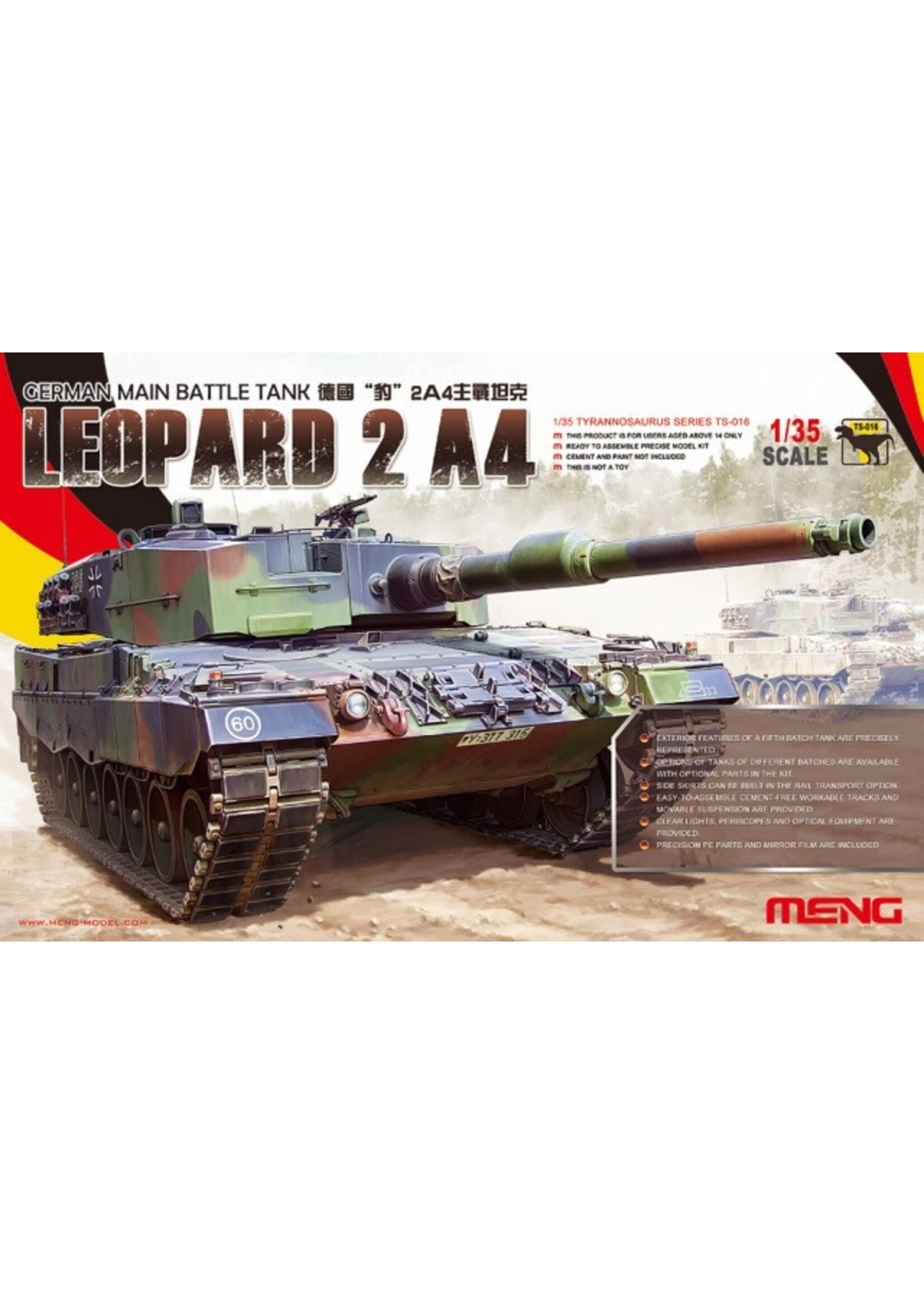 MENG MENGTS016 German Leopard 2A4 (1/35)