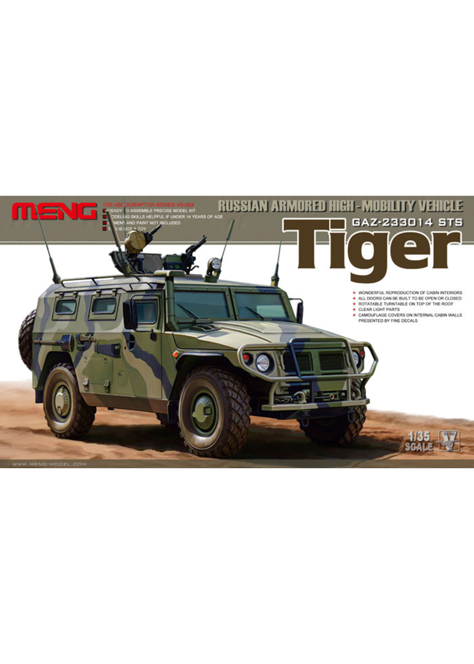 MENG MENGVS003 Russian Armored High Mobility Vehicle (1/35)