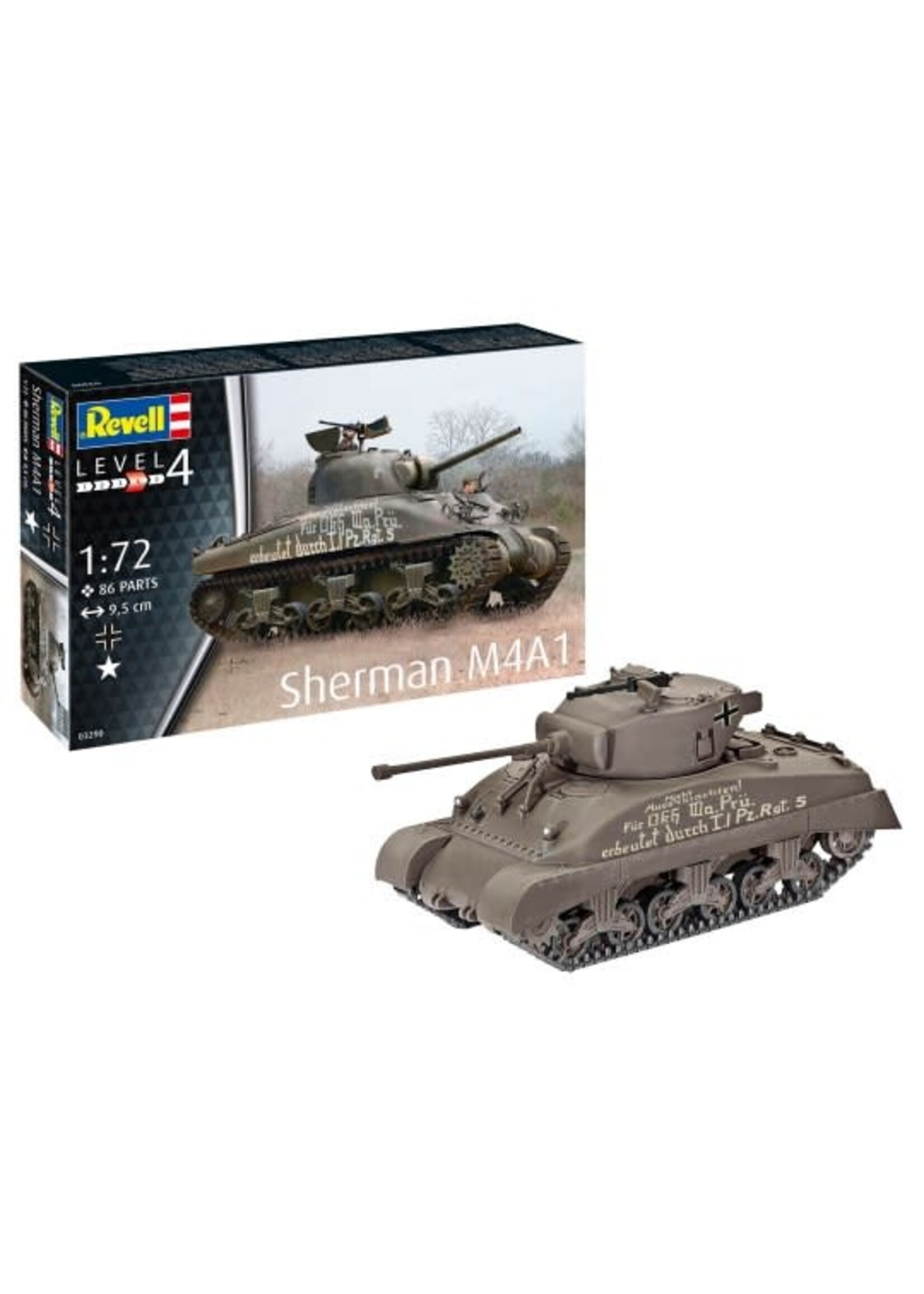 Revell Germany RVG3290 Sherman M4A1 (1/72)