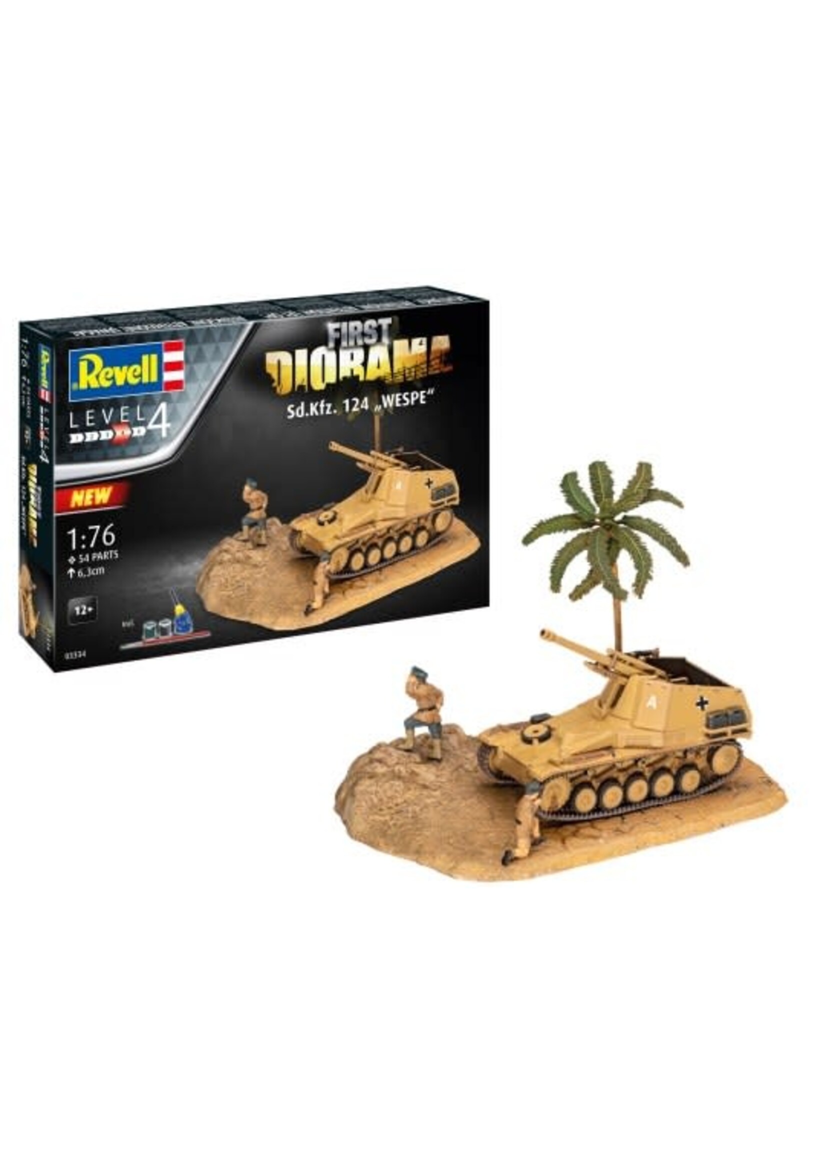 Revell Germany RVG3334 Sd.Kfz.124 Wespe (1/76)