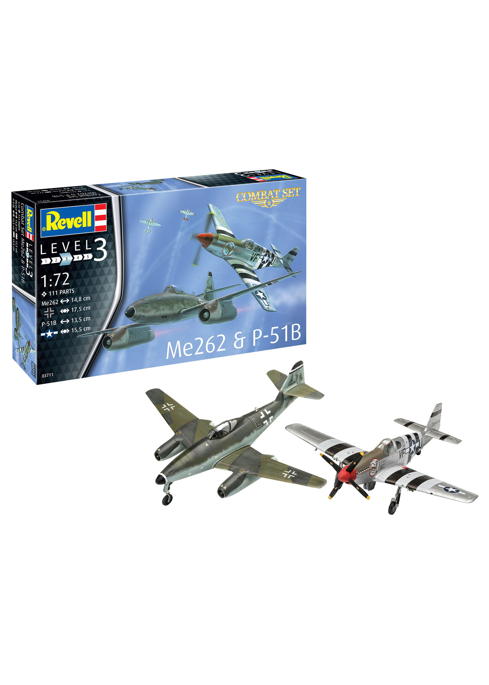 Revell Germany RVG3711 ME262 & P-51B Combat Set (1/72)