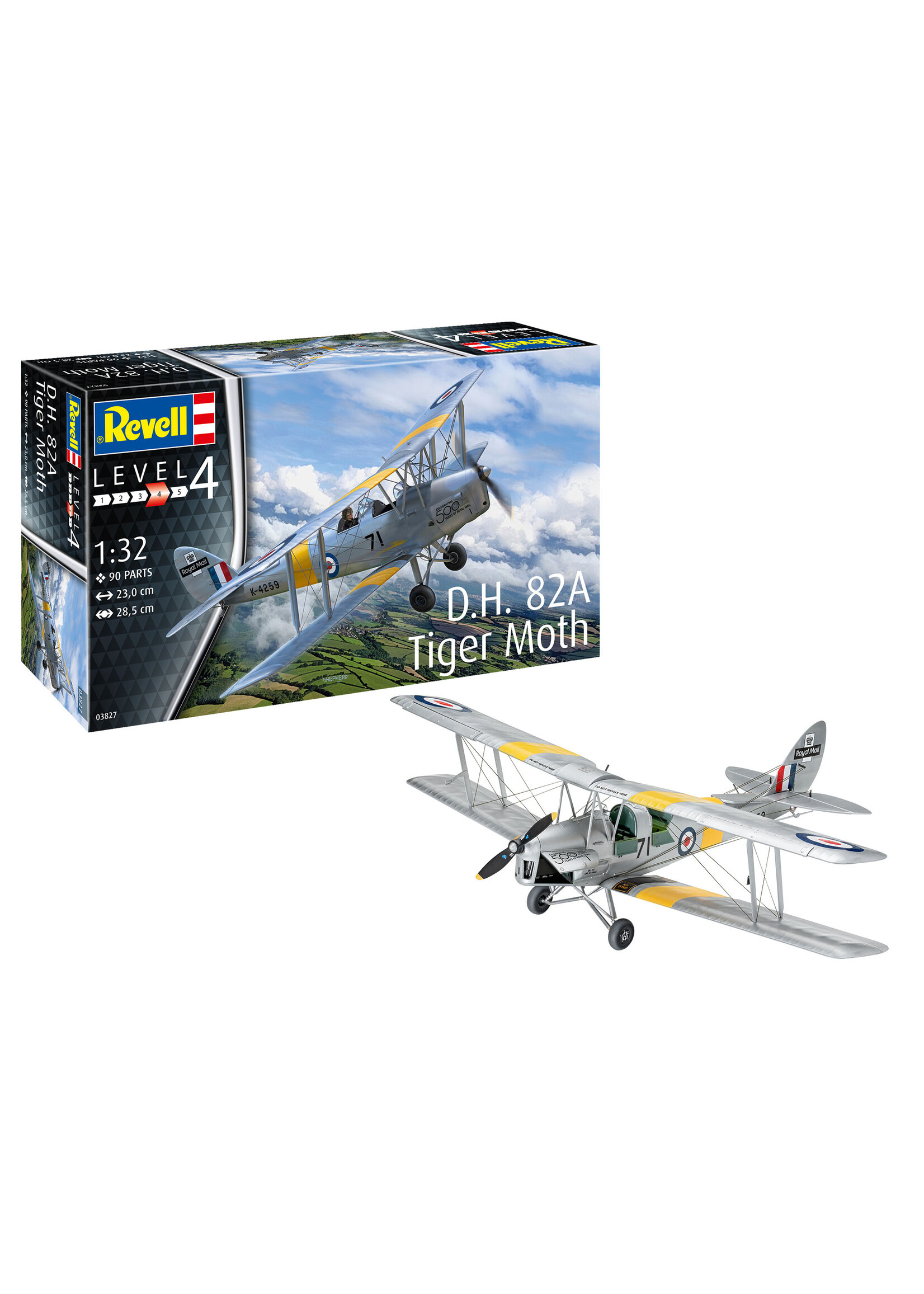 Revell Germany RVG3827 DH 82A Tiger Moth (1/32)
