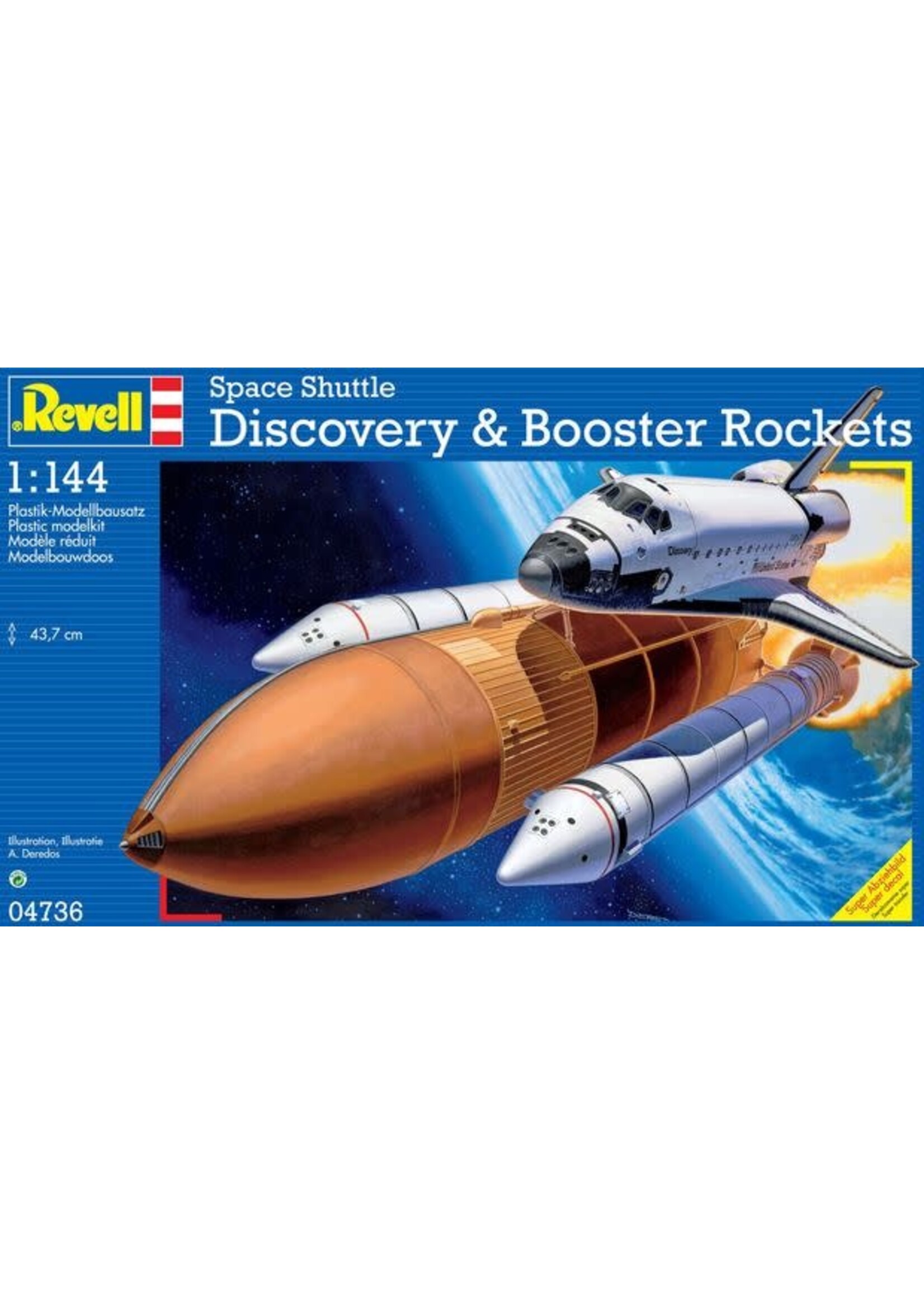 Revell Germany RVG4736 Space Shuttle Discovery (1/144)