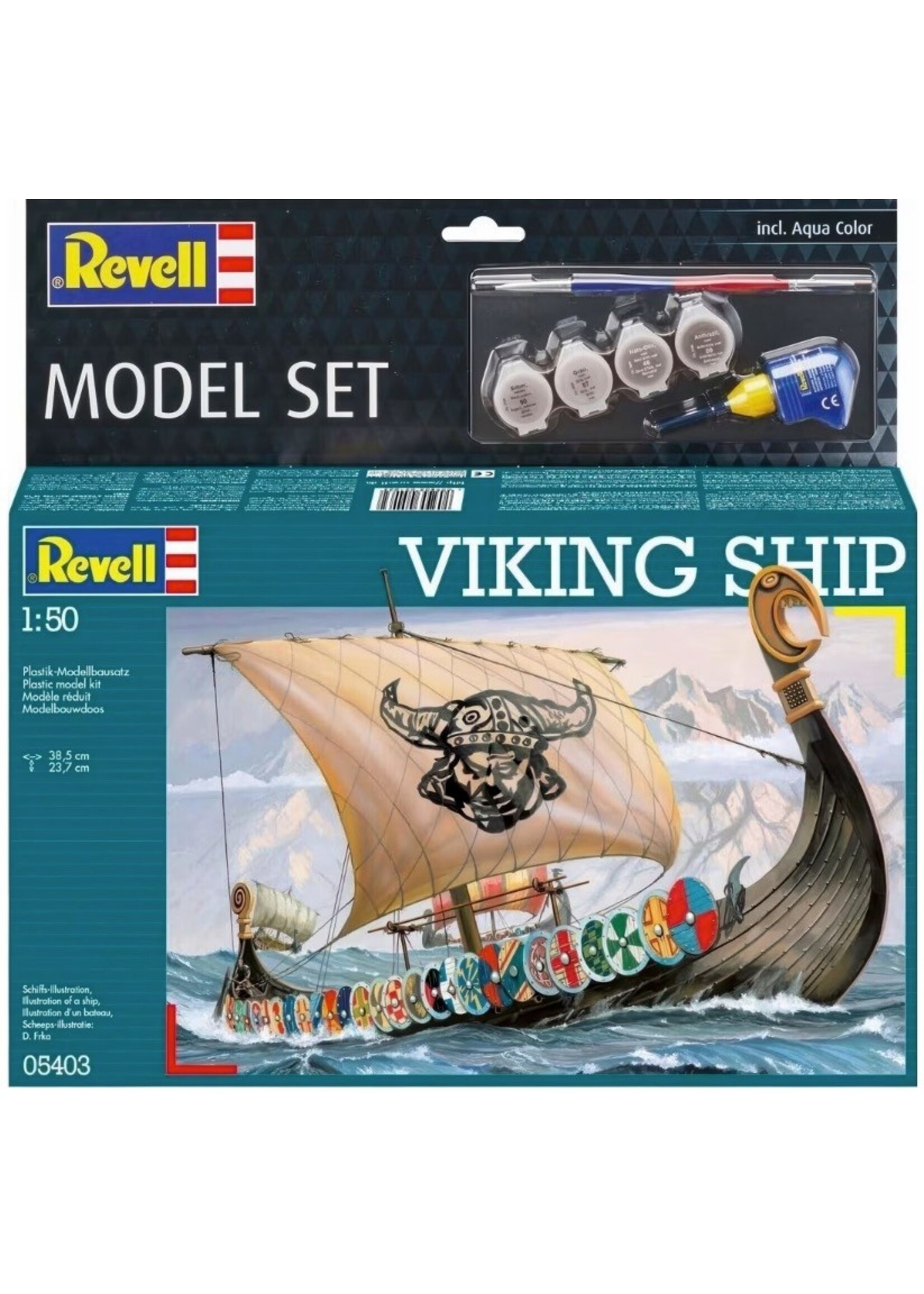 Revell Germany RVG65403 Viking Ship Gift Set (1/50)