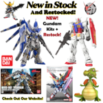 New Gundam Kits and Restocks!