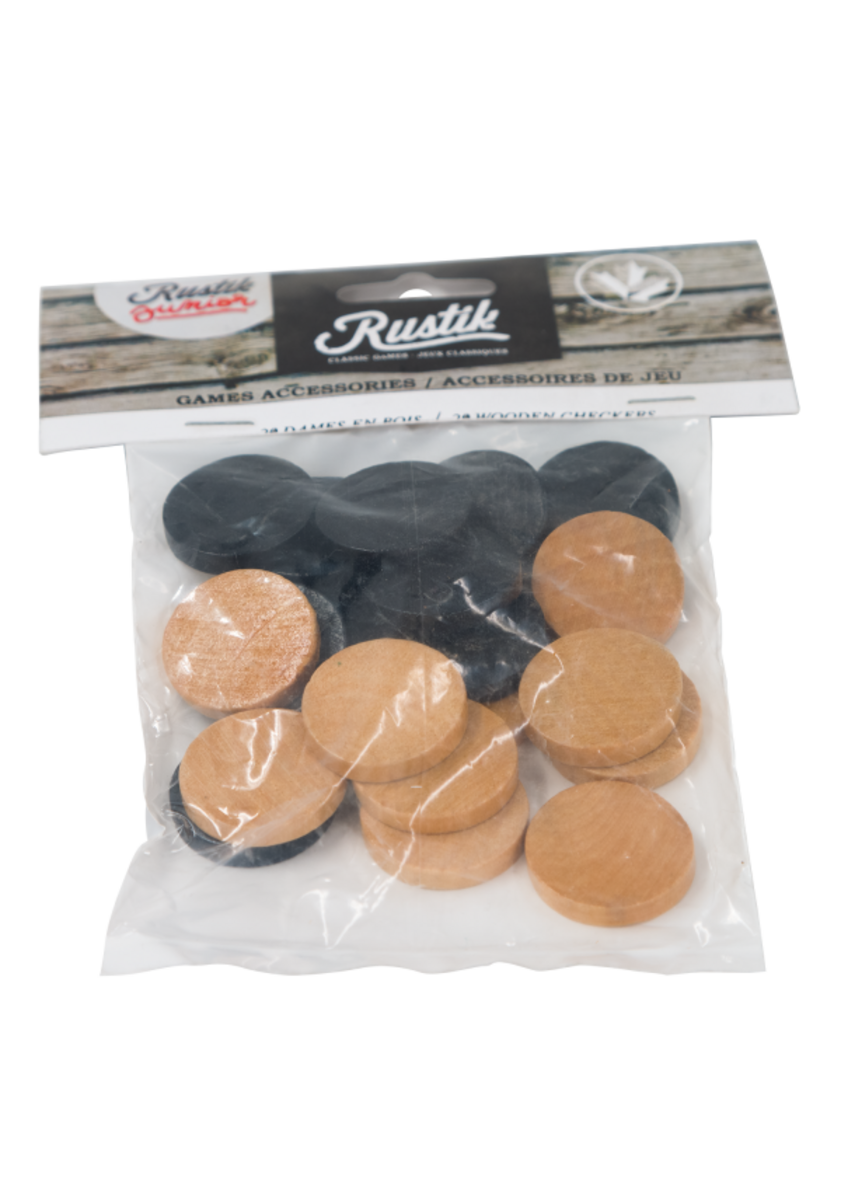 Rustik Wooden Checkers Refills (20pc)