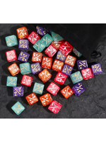 Tier 3 T3 MTG Dice 15mm Plus or Minus Tokens