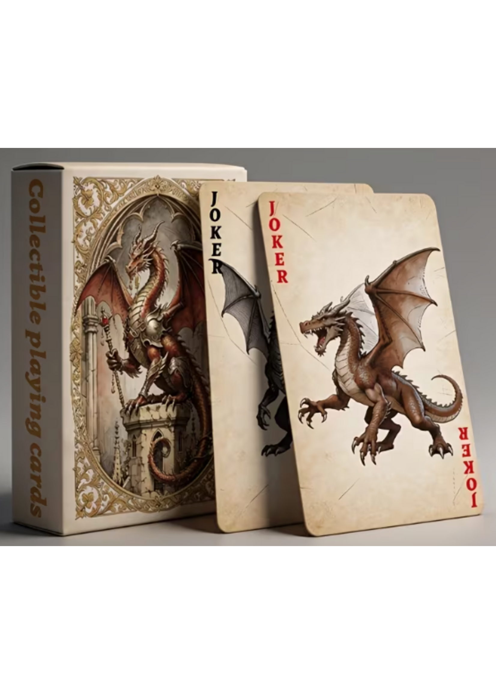 Playing Cards Dragon Themed