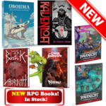 New Role Playing Game Books in Stock!