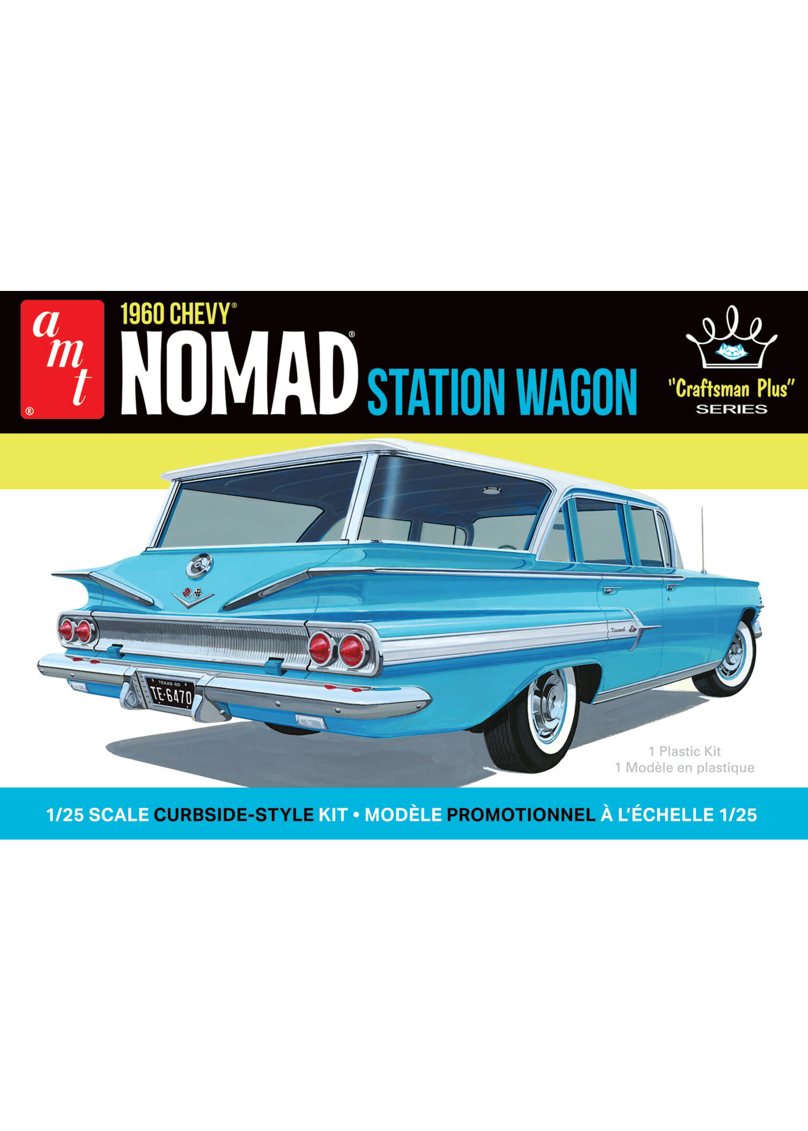 AMT AMT1402 1960 Chevy Nomad Station Wagon Craftsman (1/25)