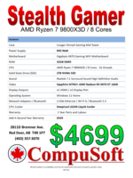 CompuSoft AMD Stealth Gamer