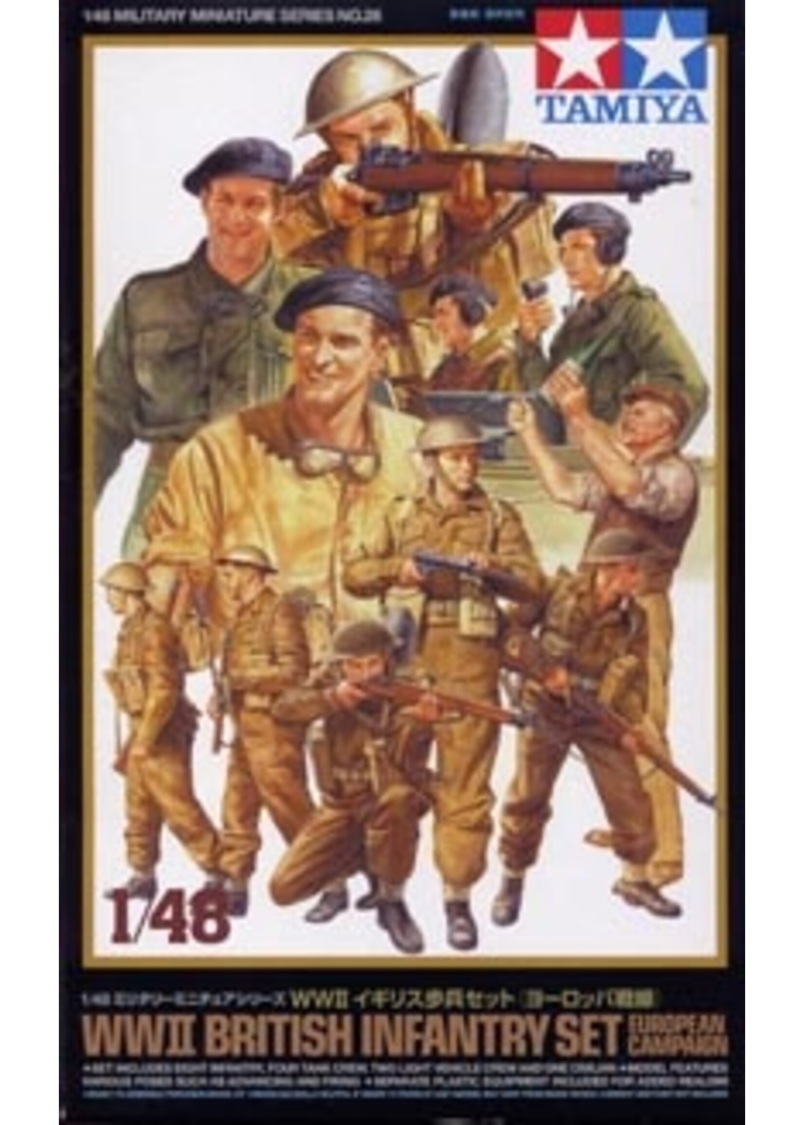Tamiya TAM32526 WW2 British Infantry (1/48)
