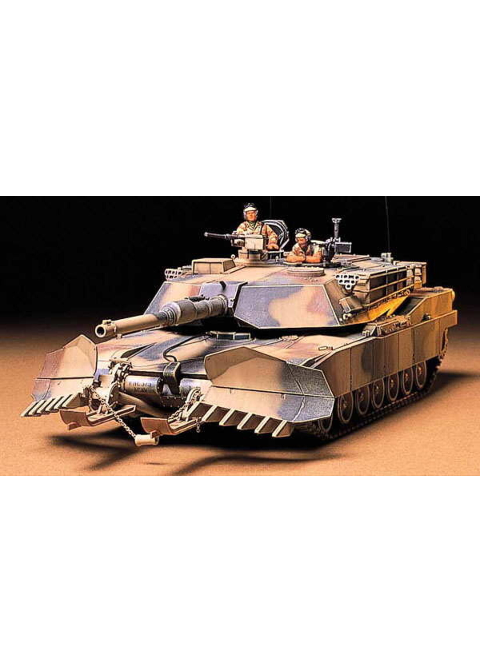 Tamiya TAM35158 US M1A1 Abrams with Mine Plow (1/35)