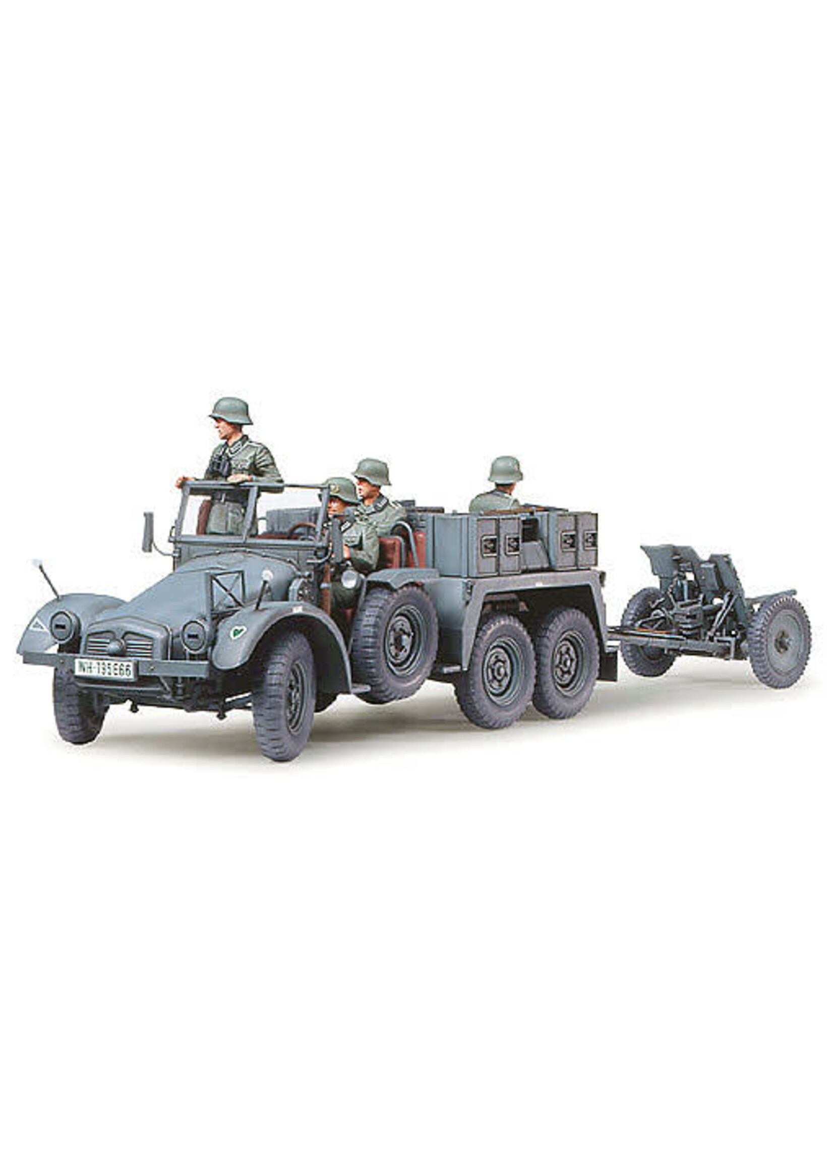 Tamiya TAM35259 Krupp Protze 1 Ton 6x4 Tow with 3.7cm PAK (1/35)