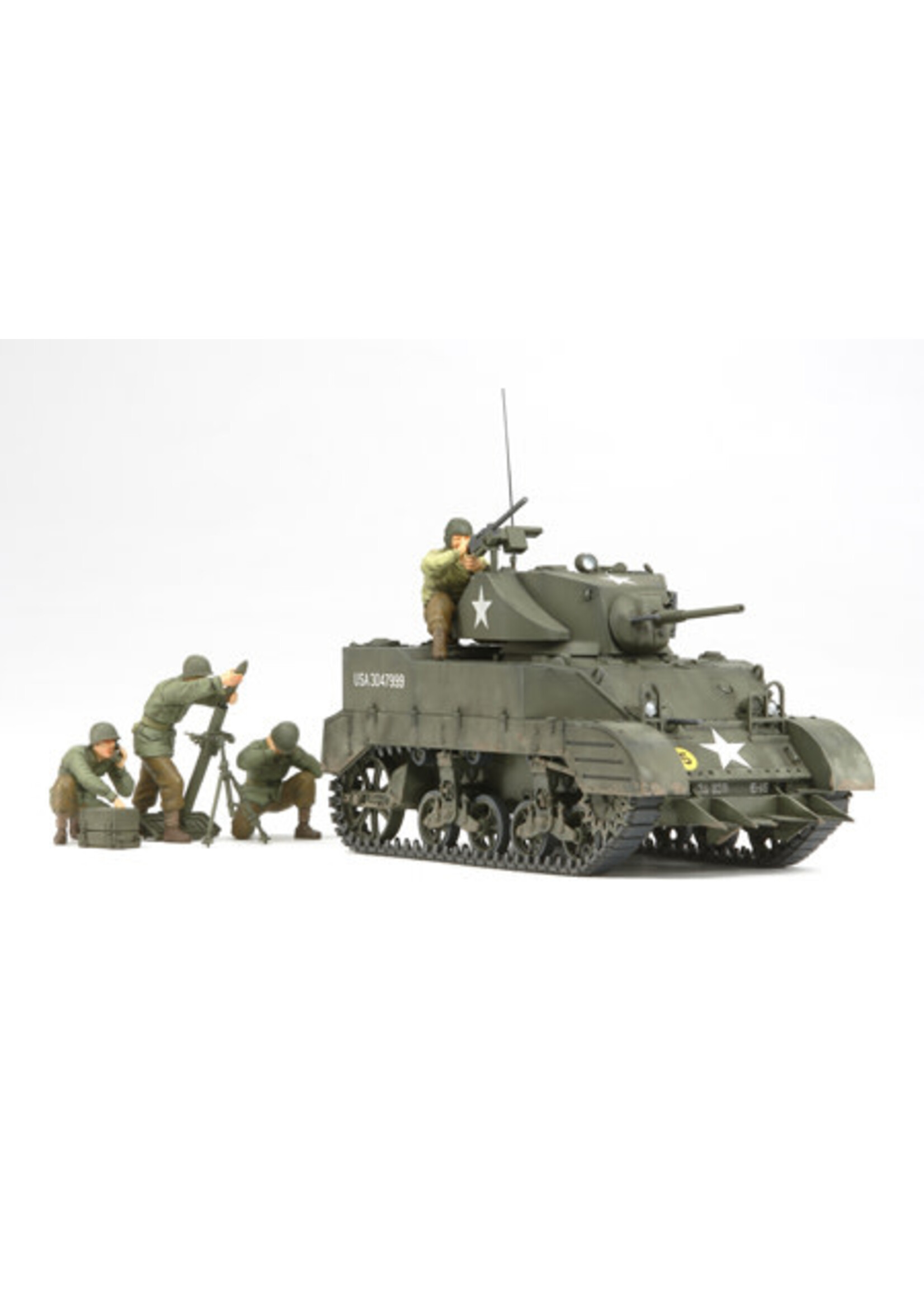 Tamiya TAM35313 US Light Tank M5A1 with 4 Figures (1/35)