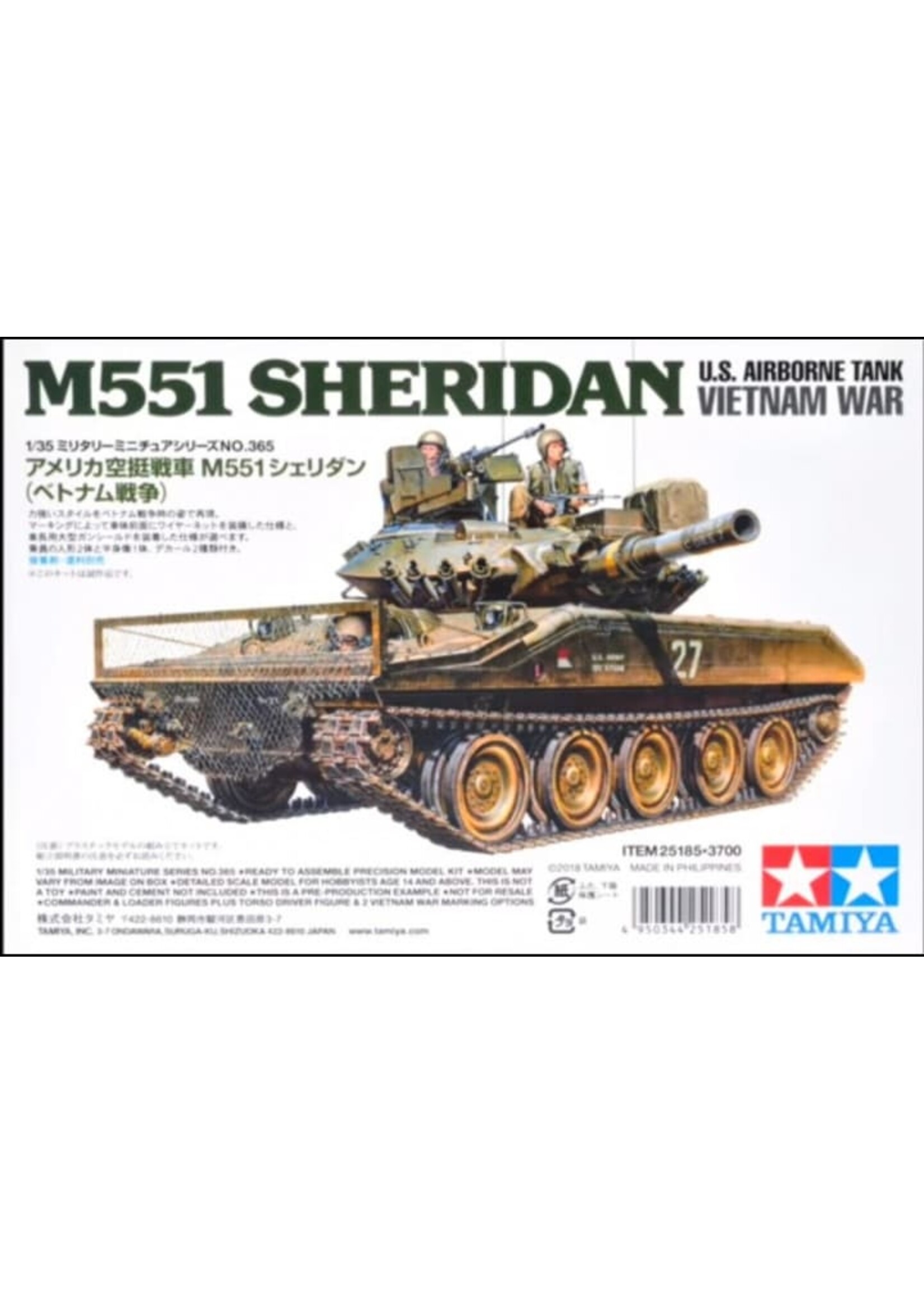 Tamiya TAM35365 M551 Sheridan Vietnam (1/35)