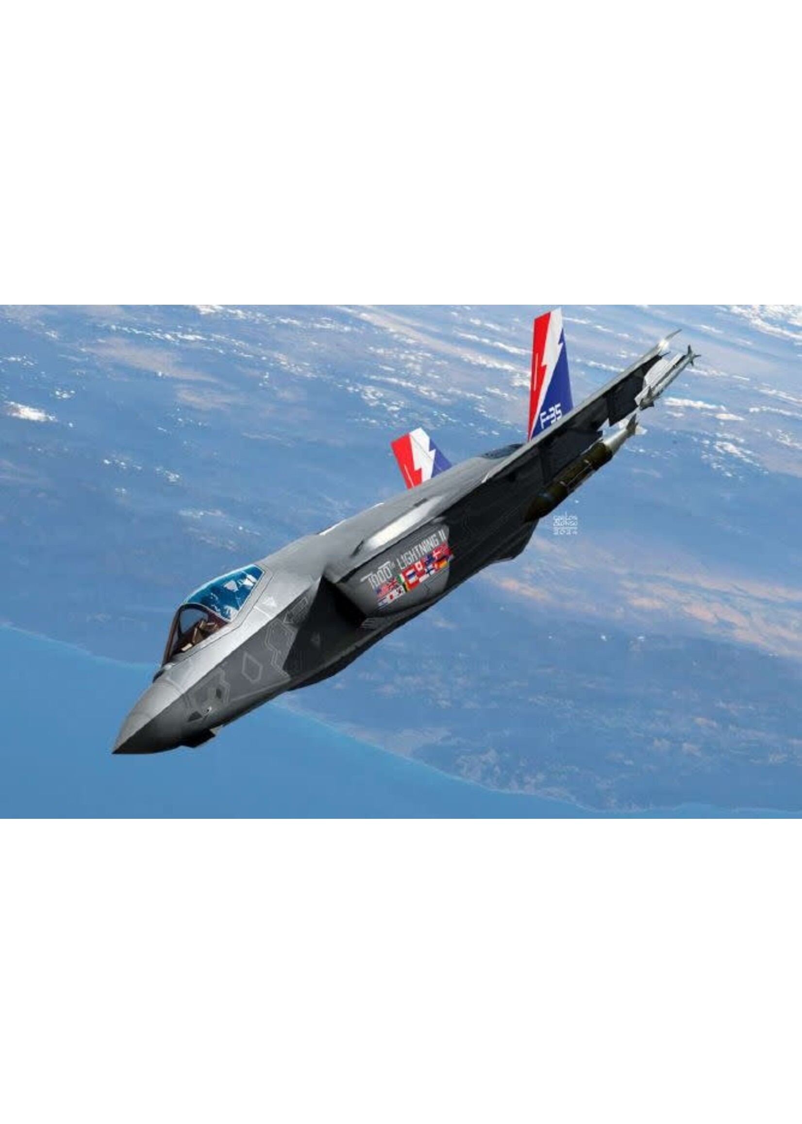 Academy ACA12591 F-35A Lightning II 1000th (1/72)