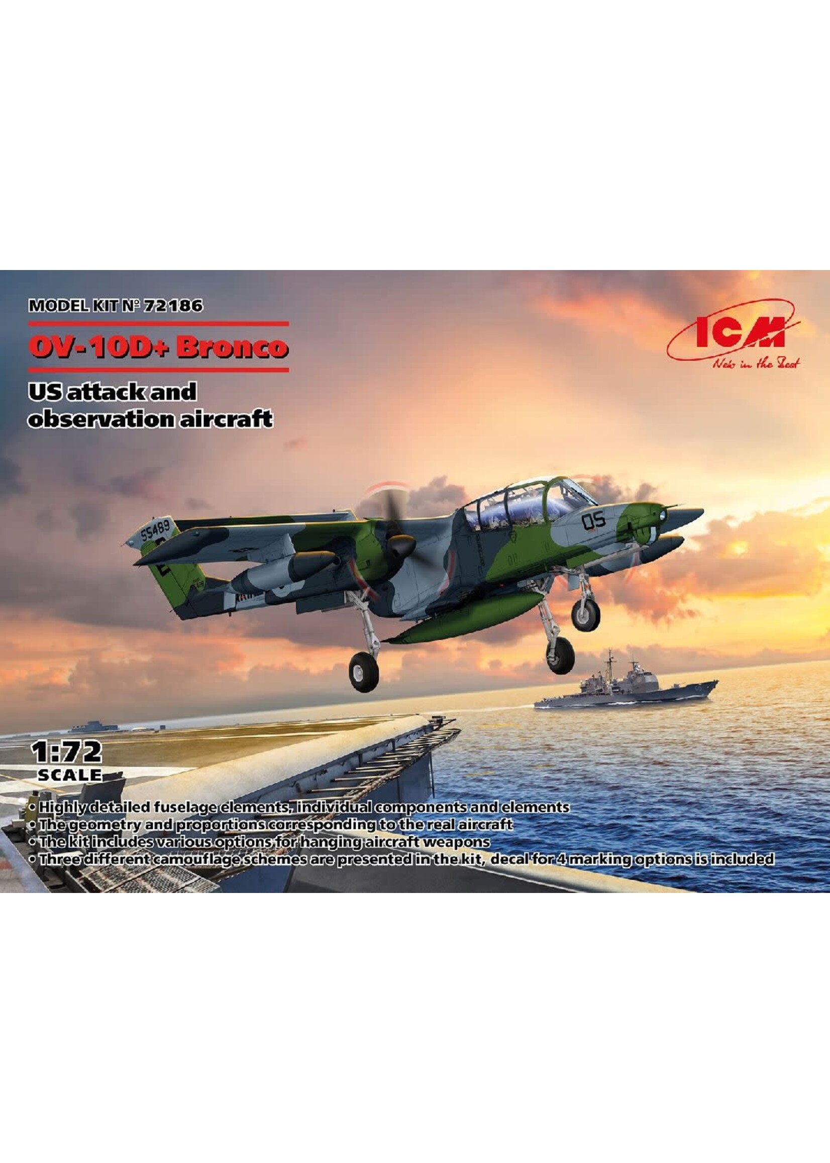 ICM ICM72186 OV-10D+ Bronco (1/72)