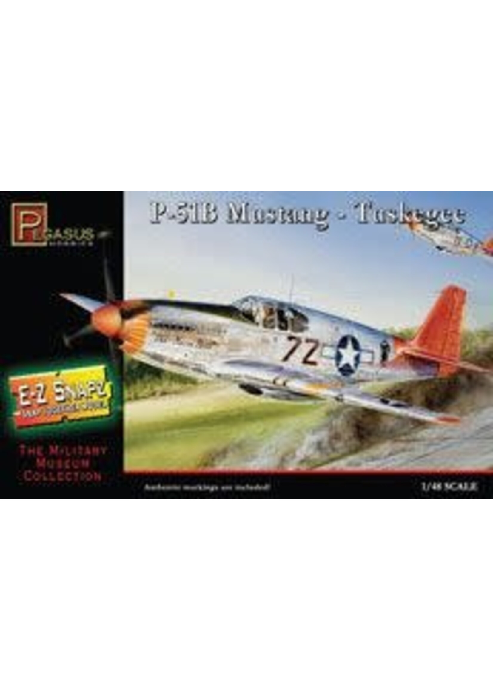 Pegasus PEG8404 P-51B Mustang Tuskegee (1/48)