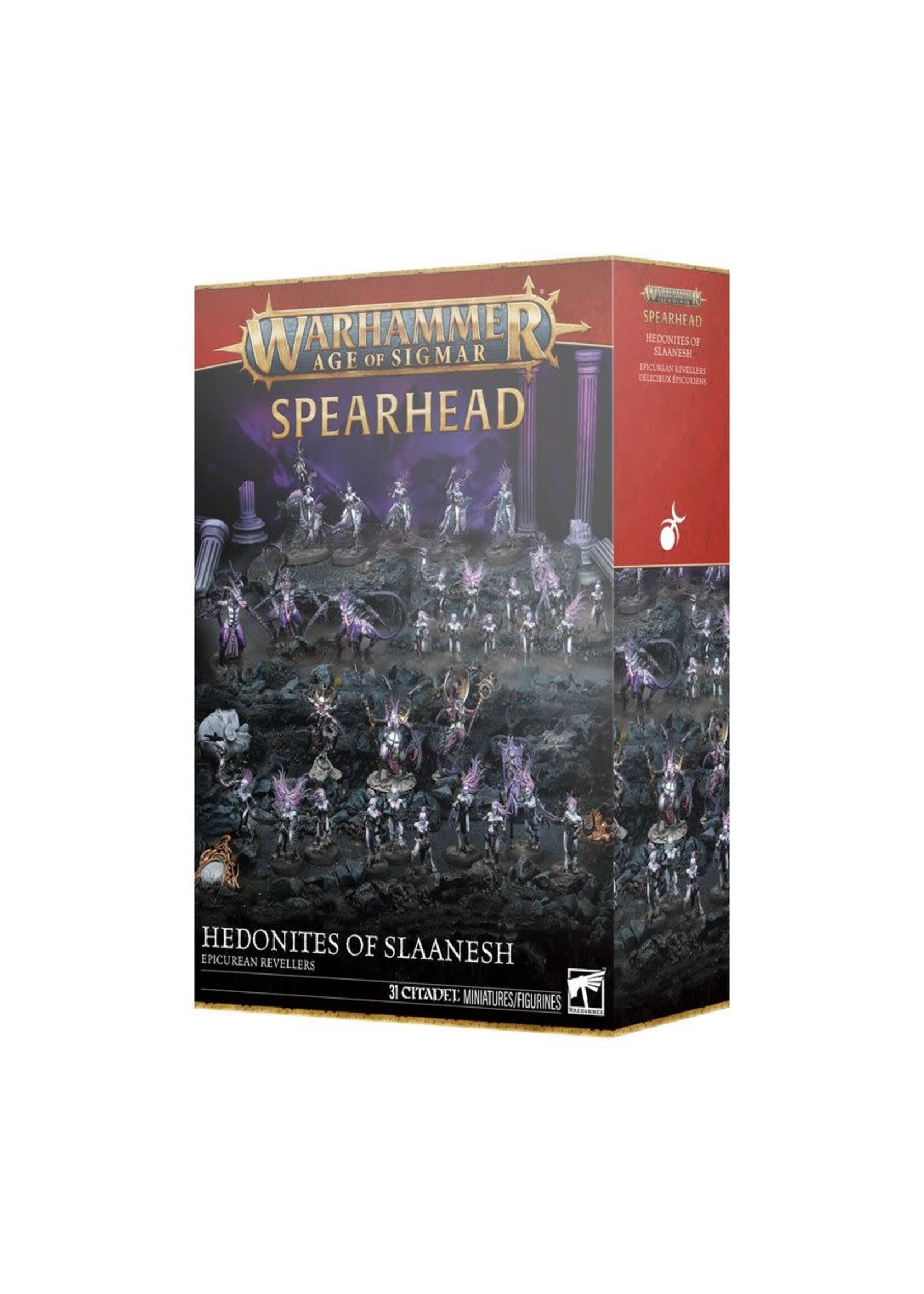 AoS Hedonites of Slaanesh Epicurean Revellers Spearhead