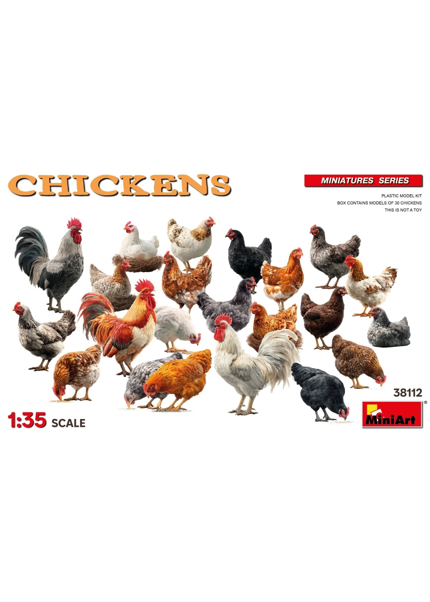 MiniArt MIART38112 Chickens (1/35)